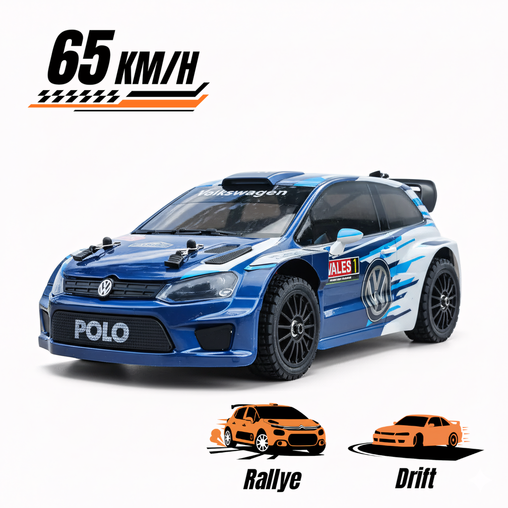 Volkswagen Polo R WRC 1/14 – Voiture télécommandée de rallye et drift