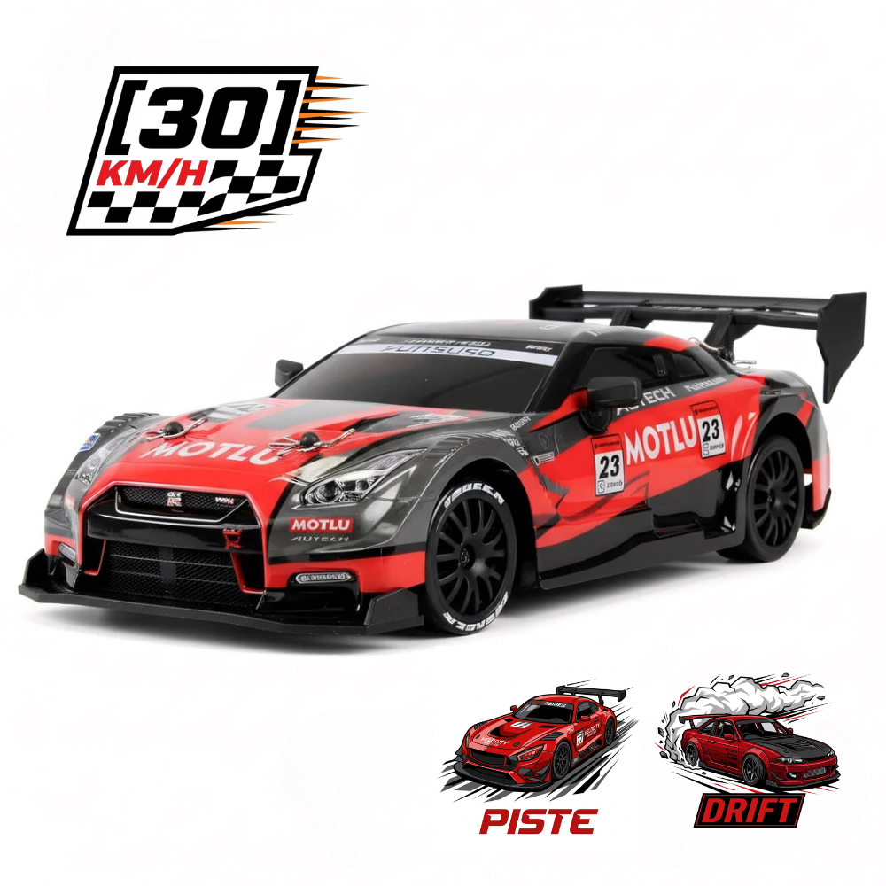Nissan GT-R NISMO GT500 RC 1/24 - drift et piste