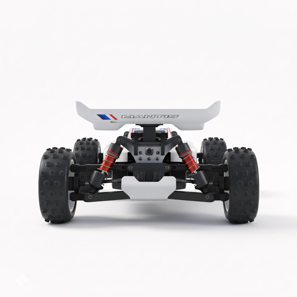 Buggy Mantis RC 1/16 4WD - roues anti-wheeling