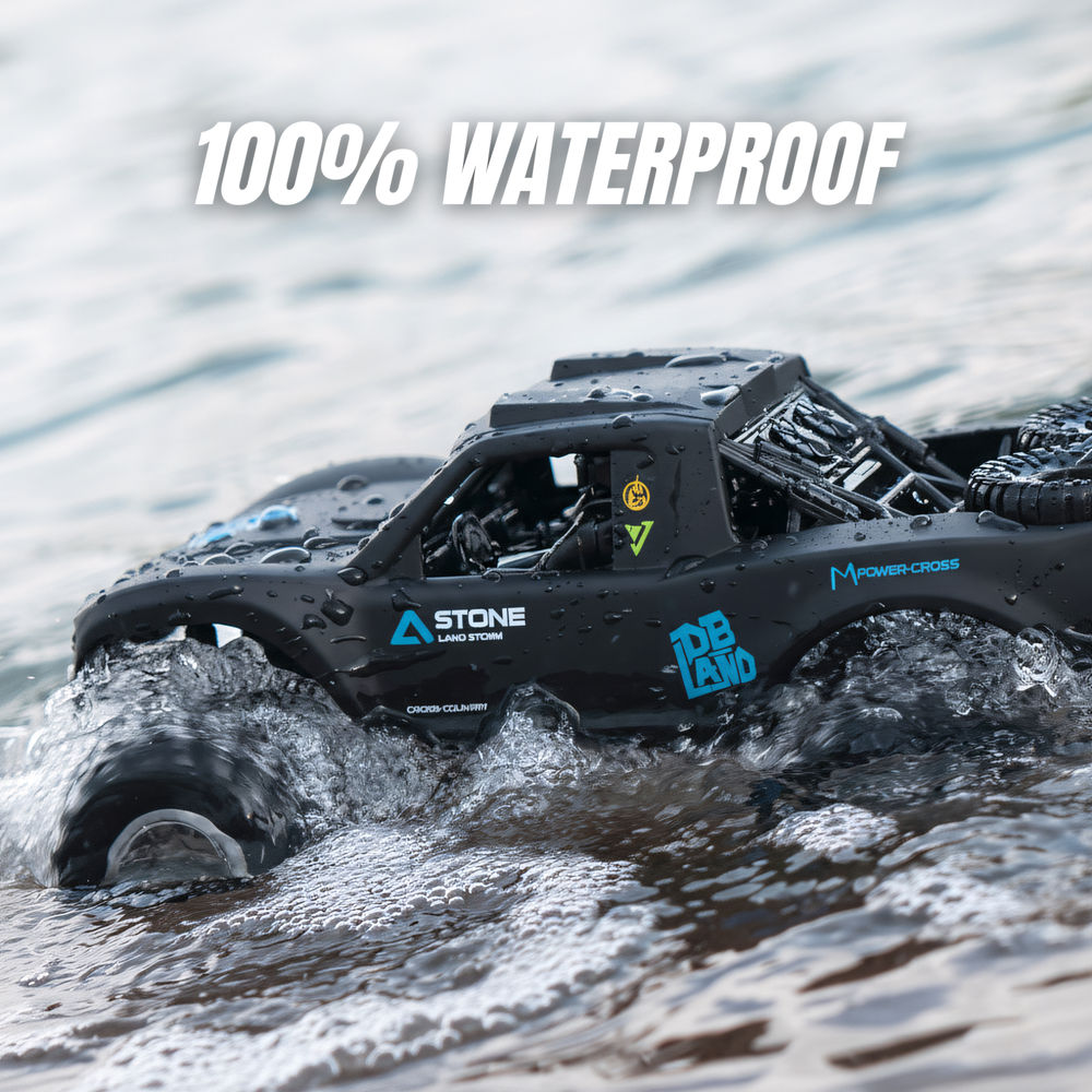 4x4 Amphibie – Voiture télécommandée tout-terrain et aquatique enfant
