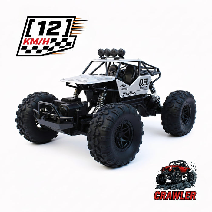 Crawler RC 4x4 1/16 double moteur - franchissement 12 km/h