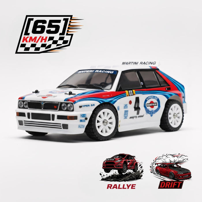 Lancia Delta Martini Racing RC 1/14 brushless - rallye et drift