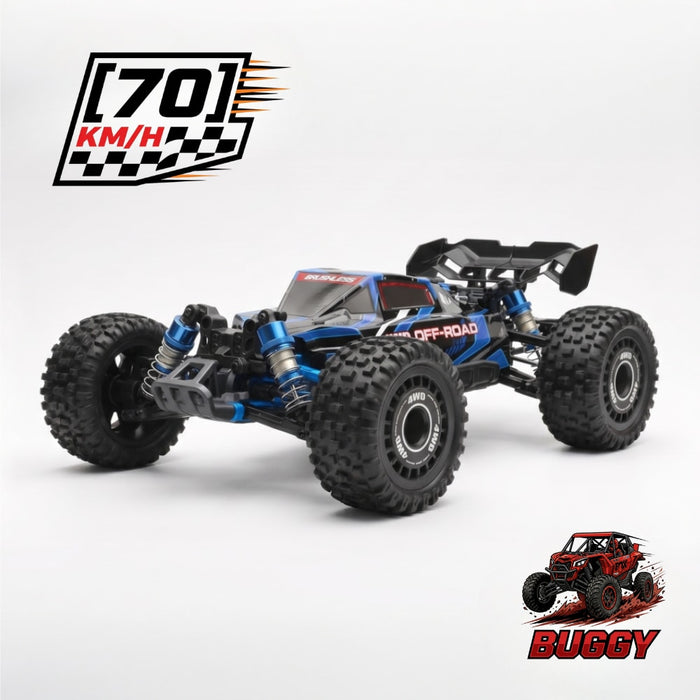 Truggy RC 1/16 brushless 70 km/h - batterie 3S 11.1V
